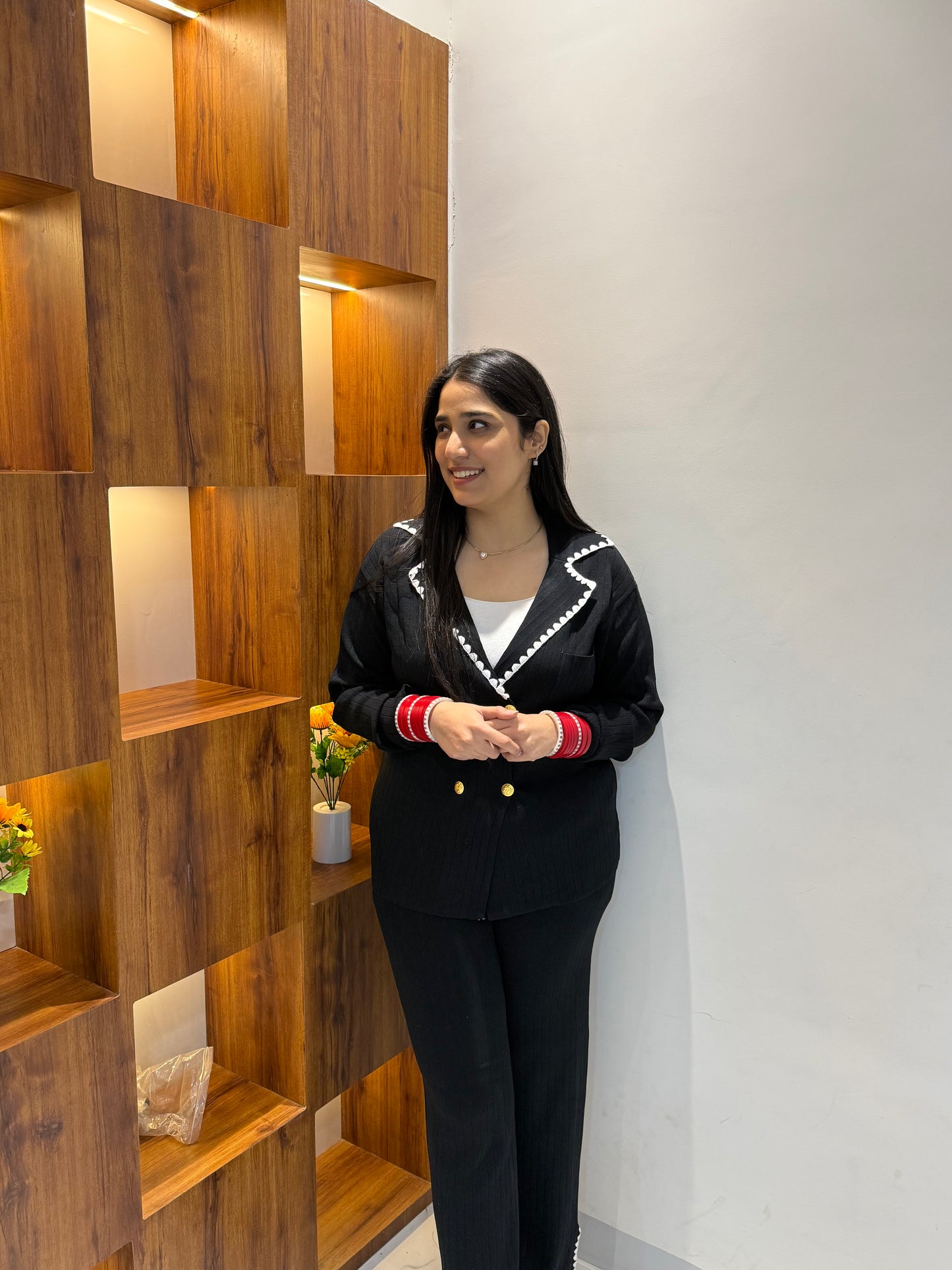 2 Piece Korean Knitted Coord Set